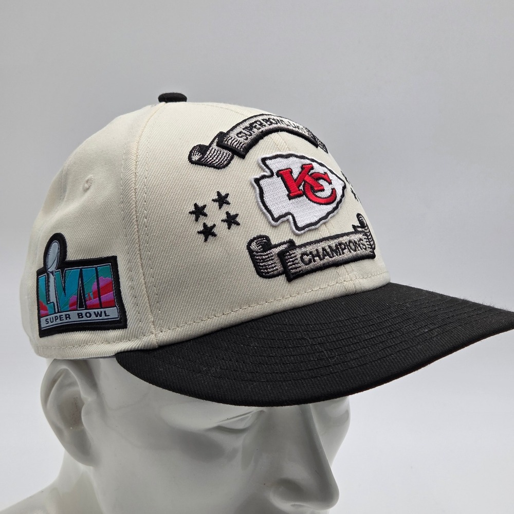 New Era Mens OS Kansas City Chiefs Super Bowl LVII Champions Hat Snapback
